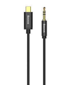 Baseus Yiven Audio cable USB-C to mini jack 3,5mm, 1.2m (Black)