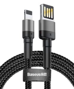 Baseus Cafule Double-sided USB Lightning Cable 1.5A 2m (Gray+Black)