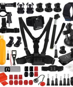 Set of 53 Puluz accessories for sports cameras PKT16
