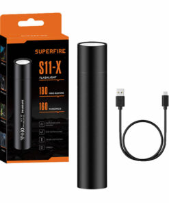 Superfire S11-X lukturītis, 700 lm, USB, 5 režīmi