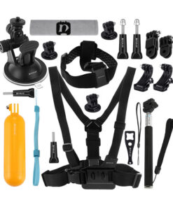 Set of 20 Puluz accessories for sports cameras (including Osmo Action 5 Pro, Insta360 Ace Pro 2) PKT18