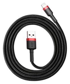 Baseus Cafule USB Lightning Cable 2,4A 0,5m (Red+Black)