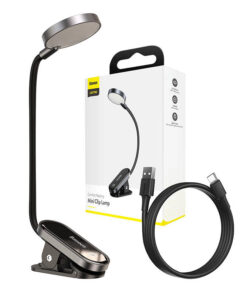 Baseus (DGRAD-0G) Comfort Reading Mini Clip Lamp (dark gray)