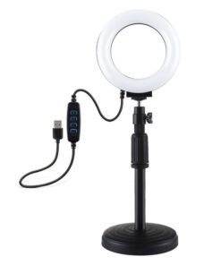 Ring LED lamp Puluz with adjustable base PU391
