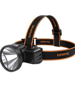 Superfire HL51 headlamp flashlight, 160 lm, micro-USB, 4 modes, 300 m