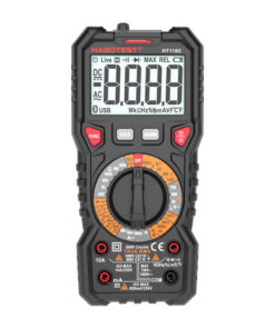Digitālais multimetrs ar lukturīti Habotest HT118C, True RMS, NCV, akumulatora testēšana