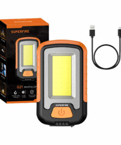 Superfire G21 darbnīcas lukturītis, 650lm, USB