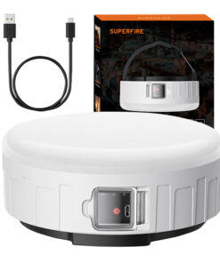 Superfire T25 kempinga lukturis, 400 lm, USB, 3 režīmi
