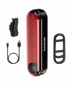 Superfire BTL01 rear bike light, USB, 230mAh