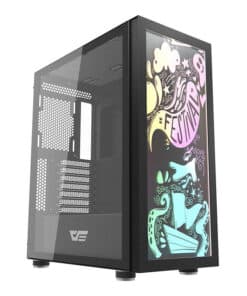 Darkflash DK210 Graffiti datora maciņš (melns)