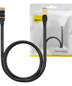 Baseus Ethernet RJ45, 10Gbps, 1m network cable (black)