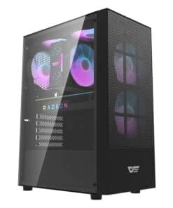 Darkflash A290 computer case (black) + 3 fans