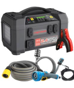 Lokithor AW401 Jump Starter / Booster 2500A + Powerbank 20000mAh + Compressor + Flash Light + Power Wash 5-in-1 Device