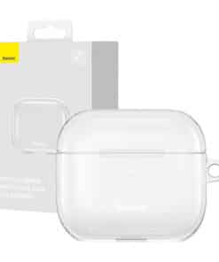 Baseus Crystal caurspīdīgs futrālis AirPods austiņām 3