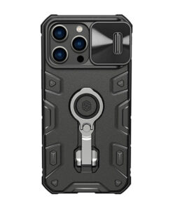 Korpuss Nillkin CamShield Armor Pro priekš iPhone 14 Pro Max (melns)