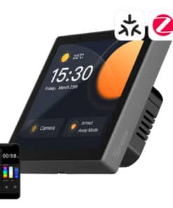 Viedais vadības panelis WiFi/Bluetooth/ZigBee Matter Sonoff NSPanel Pro (melns)