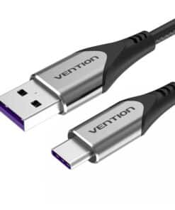 Kabelis USB-C uz USB 2.0 Vention COFHG FC 5A 1.5m (pelēks)