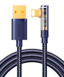 Leņķa kabelis uz USB-A / Lightning / 1,2m Joyroom S-UL012A6 (zils)
