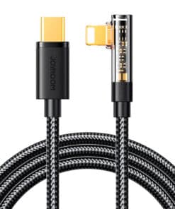 Joyroom SC Lightning Angle 20W 1.2m USB to USB-C Lightning kabelis S-CL020A6 (melns)