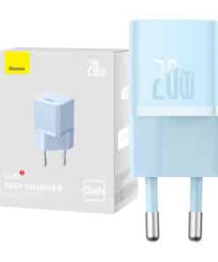 Mini sienas lādētājs Baseus GaN5 20W (zils)