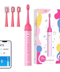 Sonic toothbrush for kids with app and tip set Bitvae K7S (pink)