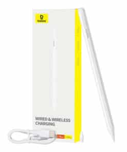 Active stylus Baseus Smooth Writing Series with wireless and cabled charging (White)