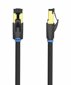 Network Cable CAT8 SFTP Vention IKABF RJ45 Ethernet 40Gbps 1m Black