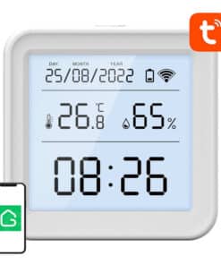 Viedais temperatūras un mitruma sensors WiFi Gosund S6 LCD Tuya