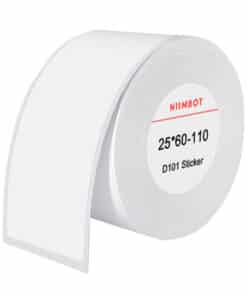 Thermal labels Niimbot stickers 25x60 mm, 110 pcs (White)