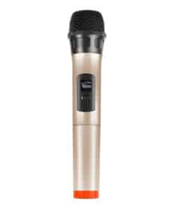 Bezvadu dinamiskais mikrofons UHF PULUZ PU628J 3.5mm (zelts)