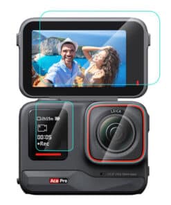 3 in 1 Rūdīta stikla plēve PULUZ Insta360 Ace Pro (PU951T)
