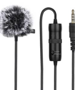 Mikrofons ar klipsi PULUZ 3.5mm Jack 6m
