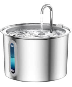 Oneisall stainless steel fountain / drinker for dog and cat