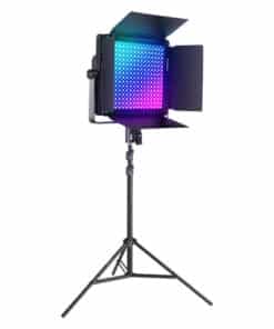 Kit Neewer RGB1200 LED two lamps 60W 2500-8500K + tripods + barndoors