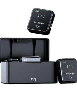 BlitzWolf Wireless Microphone, BW-SX63, 1000mAh (black)