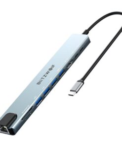 Docking Station Blitzwolf BW-TH5 10in1 USB-C (silver)