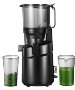 AMZCHEF SJ-036-BK lēnā ātruma sulu spiede (melna)