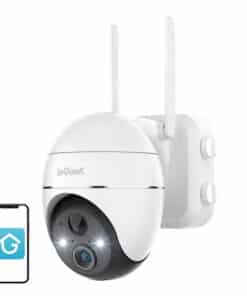 Wireless 3MP WiFi outdoor camera ieGeek ZS-GX1S white 5200mAh