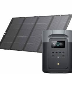 Komplekts EcoFlow Delta 2 Max + PV panelis 400W (salokāms)