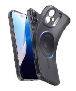 Zero Clear (HaloLock) ESR maciņš priekš iPhone 16 Plus (melns)
