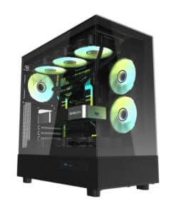 Darkflash DPX90 datora korpuss (melns) + 3 ventilatori