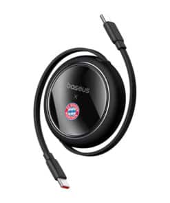 Baseus USB-C uz USB-C 100W uzlādes kabelis (melns) Bayern Edition