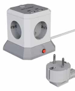 BlitzWolf BW-EC1 4xAC 2xUSB-A 2xUSB-C pagarinātājs
