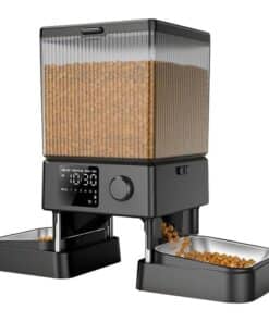 Oneisall dual automatic pet food dispenser without WIFI