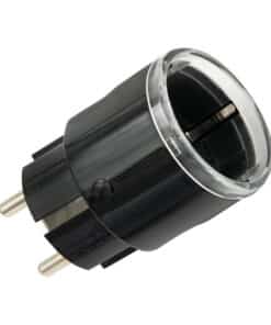 Shelly Plug S MTR Gen3 Smart Outlet (melns)