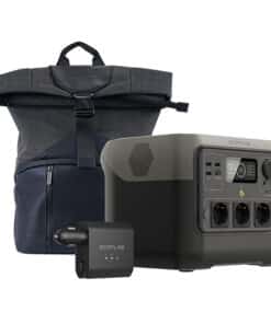 Komplekts EcoFlow River 2 Pro + Smart auto akumulatora lādētājs + Nesošā soma