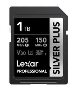 Lexar Professional SILVER PLUS SDXC 1TB memory card