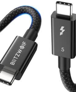 BlitzWolf BW-HDC8 240W USB-C to USB-C cable, 1.5m (black)
