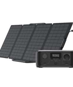 Set: EcoFlow River 3 UPS power station + 110W photovoltaic panel.