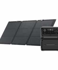 Set: EcoFlow River 3 Max Plus power station 160W photovoltaic panel.